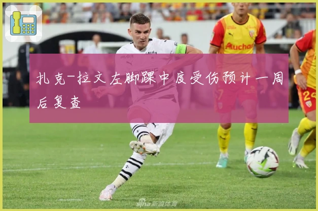 扎克-拉文左脚踝中度受伤预计一周后复查